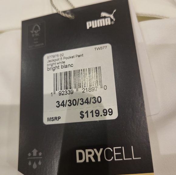 Puma - Men's Jackpot 5 Pocket Pants - Picture 3 of 4